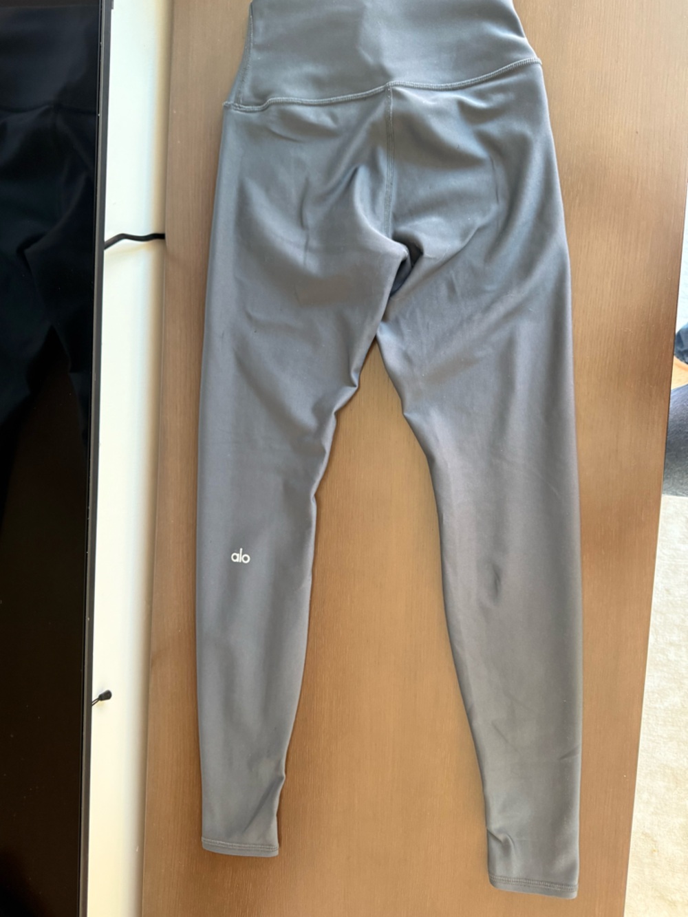 ALO Yoga Kids Gray High-Waist Leggings